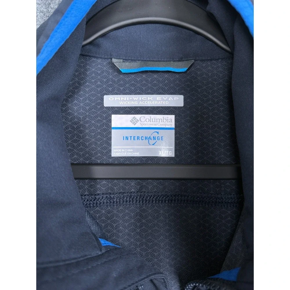 Columbia Men's Evap-Change Softshell Jacket Men's Large‎ Omni Wick Full Zip READ - Picture 6 of 14